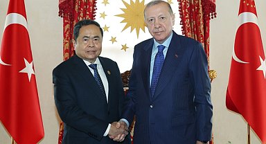 Cumhurbaşkanı Erdoğan, Vietnam Meclis Başkanı Man’ı kabul etti