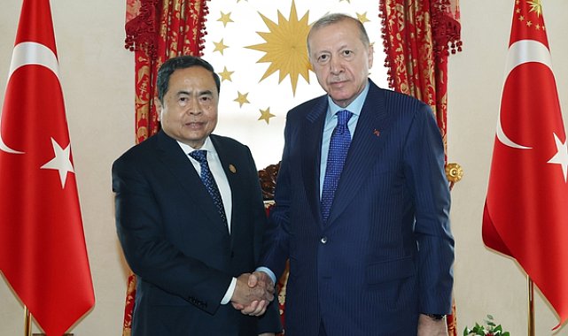 Cumhurbaşkanı Erdoğan, Vietnam Meclis Başkanı Man’ı kabul etti