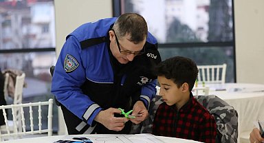 Derince Belediyesi’nden Polis Haftası’na özel çocuk atölyesi