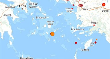Ege Denizi'nde deprem