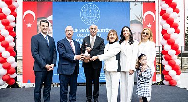 Elif Sevinç Mertöz Ortaokulu'nun açılış töreni gerçekleştirildi