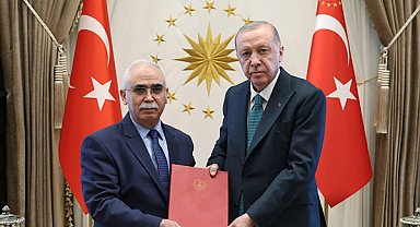 Erdoğan, AYM Başkanı Özkaya’yı kabul etti