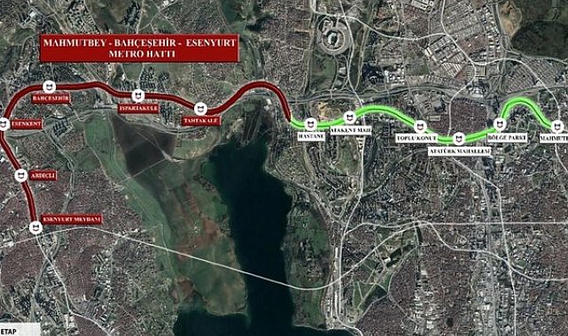 Esenyurt Metro hattında ilk etap 2027’de hizmete girecek