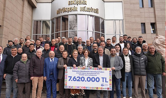 Eskişehir’de amatör spor kulüplerine 7 milyon 620 bin TL destek sağlandı