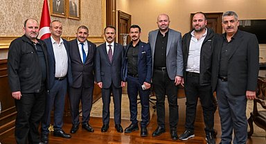 Esnaf ve Pazarcılar Odası'ndan Vali Aktaş'a ziyaret