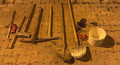 Harran’da izinsiz kazı yapan 5 şüpheli yakalandı