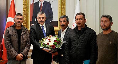 İçişleri Bakanı Çiftçi, maden işçileriyle görüştü