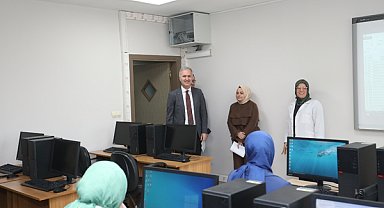 İnegöl’de İNESMEK kurslarına ziyaret