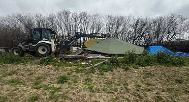 İSKİ, Terkos Havzası’ndaki kaçak yapıları kaldırdı