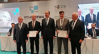 Kahveci’ye UCLG-MEWA’dan başarı belgesi