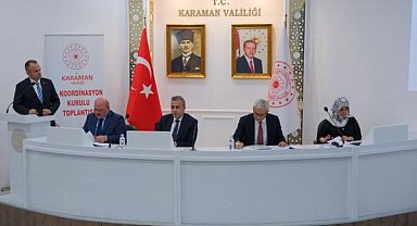Karaman’da İl Koordinasyon Kurulu toplantısı yapıldı