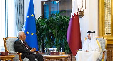 Katar Başbakanı ile Avrupa Konseyi Başkanı Doha’da bir araya geldi
