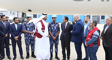 Katar’dan Lübnan’a 100 tonun üzerinde insani yardım gönderildi