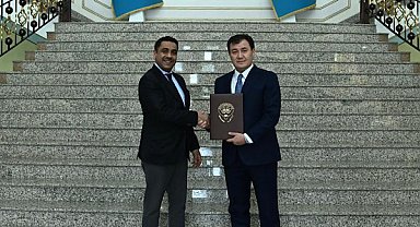 Kazakistan Dışişleri Bakan Yardımcısı Bakayev, Ghunaiman ile görüştü