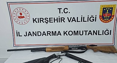 Kırşehir’de ruhsatsız silah operasyonu