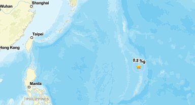Kuzey Mariana Adaları açıklarında 5.5 büyüklüğünde deprem