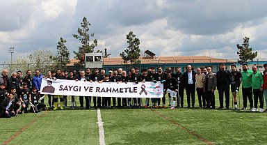 Maç sırasında hayatını kaybeden Mustafa Bebe’ye duygusal veda DEPSAŞ Enerji Ampute Futbol 