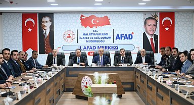 Malatya’da Afet Risk Azaltma Planı Toplantısı gerçekleştirildi