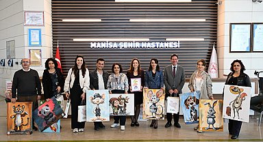 Manisa'dan hastanelerin çocuk servislerine 23 Nisan etkinliği