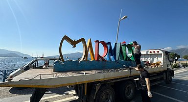 Marmaris yazısı bakım ve onarıma alındı
