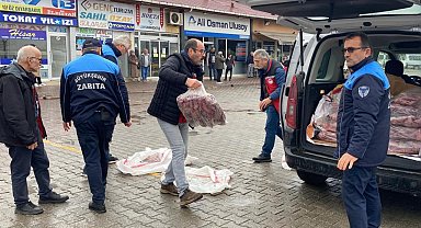 Ordu'da 200 kilo kaçak et ele geçirildi