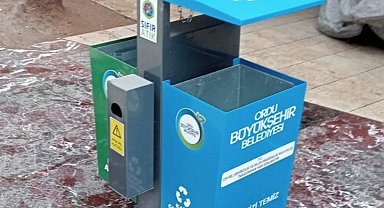 Ordu’da sıfır atık kutuları kuruluyor