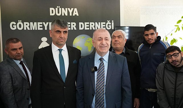 Özdağ, Dünya Görmeyenler Derneği’ni ziyaret etti