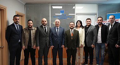 Özdağ, Konya İnşaat Mühendisleri Odası’nı ziyaret etti