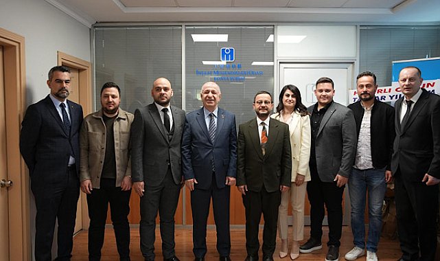 Özdağ, Konya İnşaat Mühendisleri Odası’nı ziyaret etti