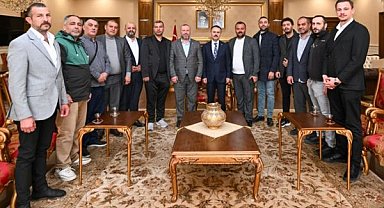 Roman Dernekleri temsilcilerinden Vali Aktaş’a ziyaret