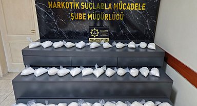 Sakarya’da 17,5 kilo metamfetamin ele geçirildi