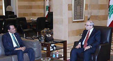 Salam, Katar Devleti'nin Lübnan Büyükelçisi Al-Thani ile görüştü