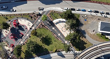 Samsun’da Gençlik Parkı ve kavşak yenilendi