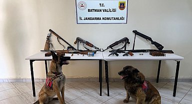 Sason’da silah ve mühimmat operasyonu