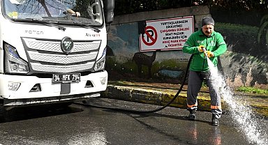 Şişli’de 19 Mayıs Mahallesi’nde bakım çalışması yapıldı