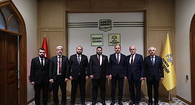 Suriyeli heyeti Konya’da ziyaret gerçeklşeştirdi 
