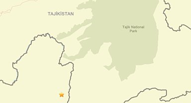 Tacikistan'da deprem