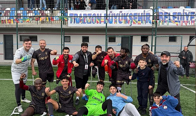 Trabzon Büyükşehir Belediyesi Ampute Futbol Kulübü deplasmanda 1-0 kazandı
