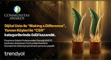 Trendyol'un sosyal etki projelerine uluslararası alanda iki ödül