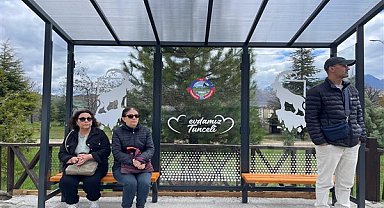 Tunceli’de toplu ulaşım durakları yenileniyor