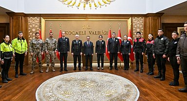 Vali Aktaş, polis teşkilatı heyetini kabul etti