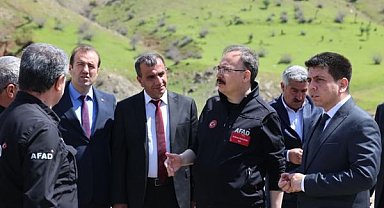Vali Kızılkaya, selden etkilenen ilçelerde incelemelerde bulundu