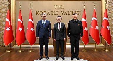 Yalova’da emniyet ve jandarmadan Vali Aktaş’a ziyaret