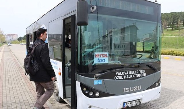 Yalova’da üniversite öğrencilerine ulaşım kolaylığı