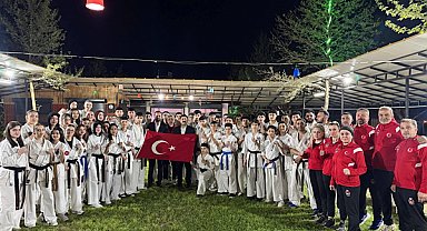 Yayladağı’nda milli sporculara moral ziyareti