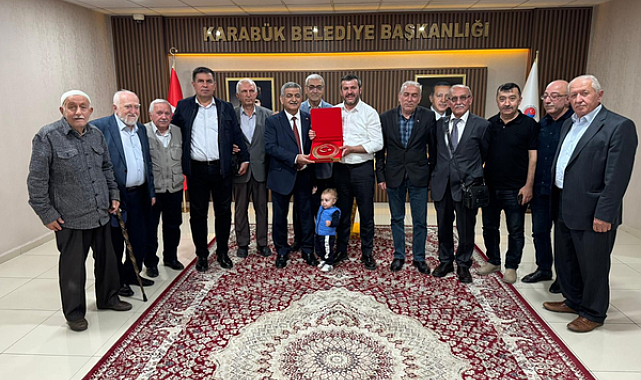 100'üncü Yıl Mahallesi sakinlerinden belediyeye ziyaret