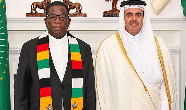 Al Khalifa, Zimbabve Cumhurbaşkanı'na Güven Mektubunu sundu