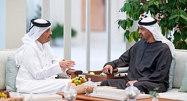 Al Nahyan, Katar Başbakanı ve Dışişleri Bakanı Al Thani ile görüştü