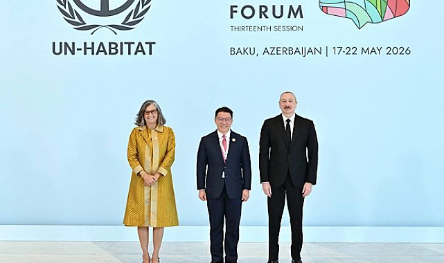 Aliyev, 13. Dünya Şehir Forumu’na katıldı