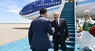 Aliyev, çalışma ziyareti için Kazakistan’a geldi